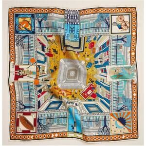 Scarf-Architectural Print in a box